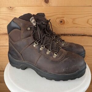 Irish Setter Work Boots 83607 Men's 10 Brown Leather‎ EH ASTM Oil Slip Resist